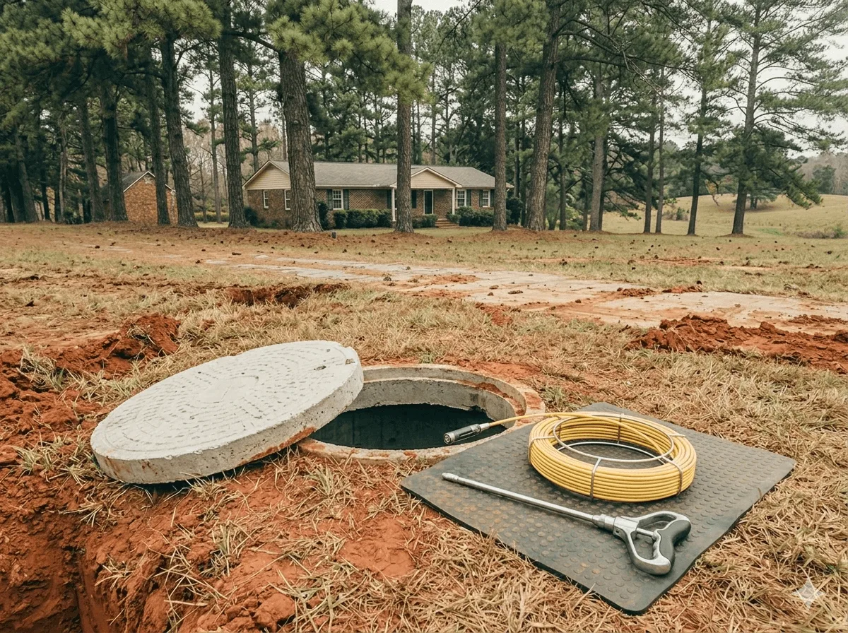 Residential septic inspection